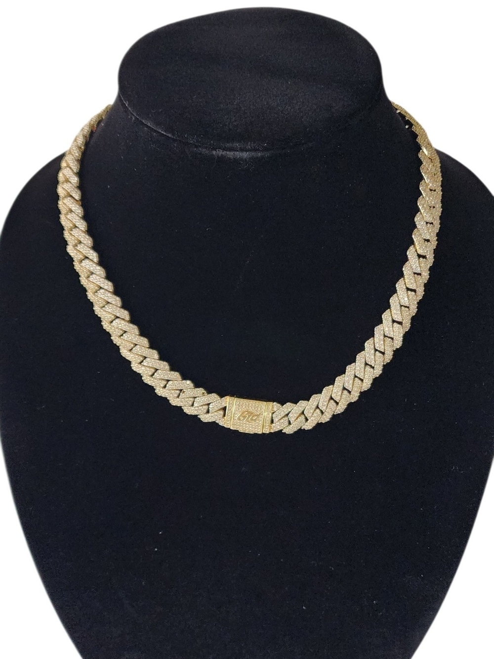 Gold Cuban Link Chain Necklace - Women Or Men Jewelry